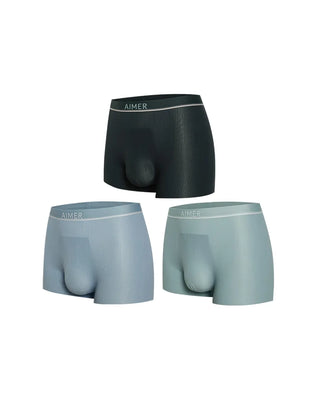 Aimer Men Breathable Cool Feeling 3 Pack Trunk