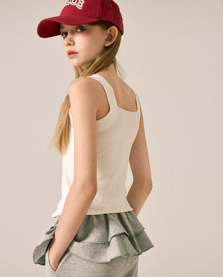 AIMER KIDS Girls' Stage 2 Belly Guard Thermal Top