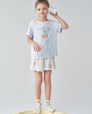 Aimer Kids Cool Feeling Modal T-Shirt For Girls