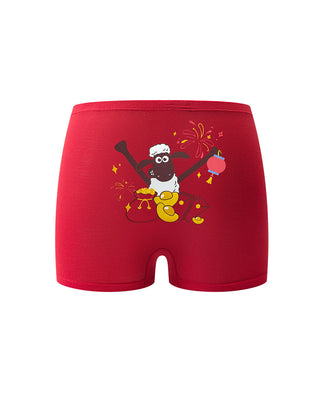 AIMER KIDS IP-Shaun the Sheep Mid-Rise Boxer Briefs