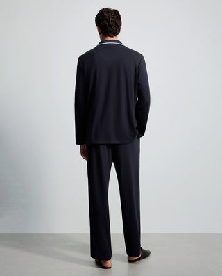 AIMER MEN Soft Comfort Collared Pajama Set