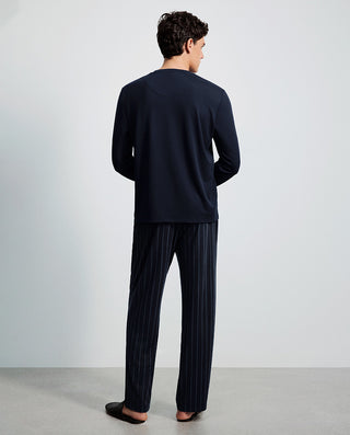 AIMER MEN Cozy Long Sleeve Pajama Set