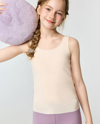AIMER KIDS Girls' First Stage Bras Guard Thermal Top
