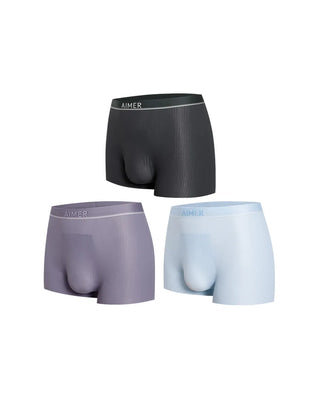 Aimer Men Breathable Cool Feeling 3 Pack Trunk