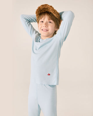 AIMER KIDS Medium-Thick Single-Layer Basic Warm Suit for Boys