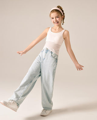 AIMER KIDS Girls' TrueMilk Air-Flow Pads Tank Top