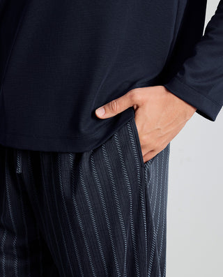 AIMER MEN Cozy Long Sleeve Pajama Set