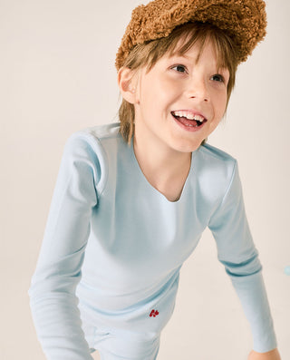 AIMER KIDS Medium-Thick Single-Layer Basic Warm Suit for Boys