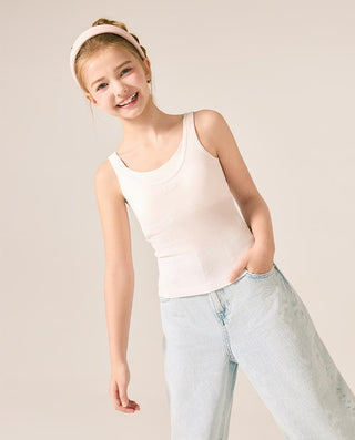 AIMER KIDS Girls' TrueMilk Air-Flow Pads Tank Top