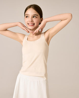 AIMER KIDS Girls' Stage 3 Belly Guard Thermal Top