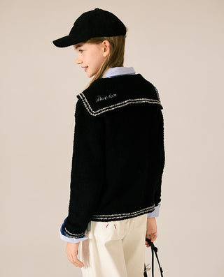 AIMER KIDS Fleece Navy Uniform Homewear