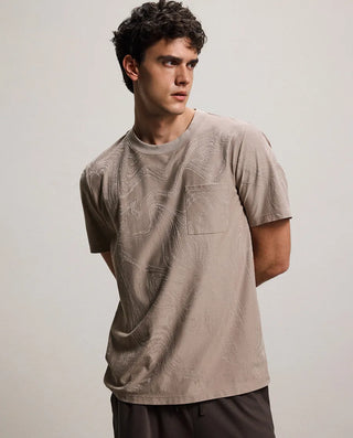 Aimer Men Jacquard Pajama Set