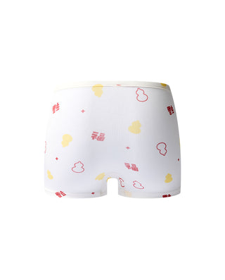 AIMER KIDS Print Mid-Rise Boxer Briefs For Boys 3 Packs