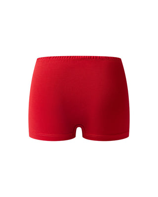 AIMER KIDS  3-Pack Modal Print Stage Mid-Rise Boxer Brief for Girls