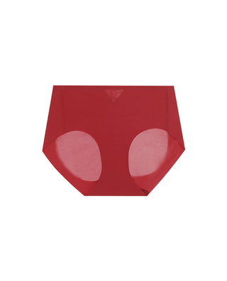 AIMER Sheer Mid-Rise Boyshorts
