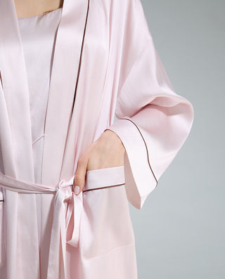 AIMER Silk Sleep Robe