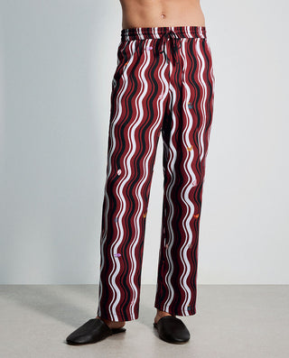 AIMER MEN Collared Cardigan Long Sleeve & Pants Set