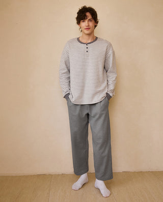 AIMER KIDS Family Look Stripe Loungewear Set