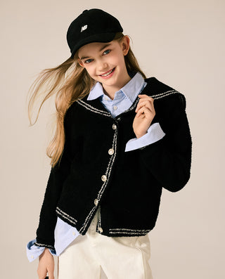 AIMER KIDS Fleece Navy Uniform Homewear