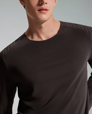 AIMER MEN TrueMilk Crew Neck Long Sleeve Sleepwear Set