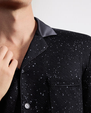 AIMER MEN  Collared Lounge Top
