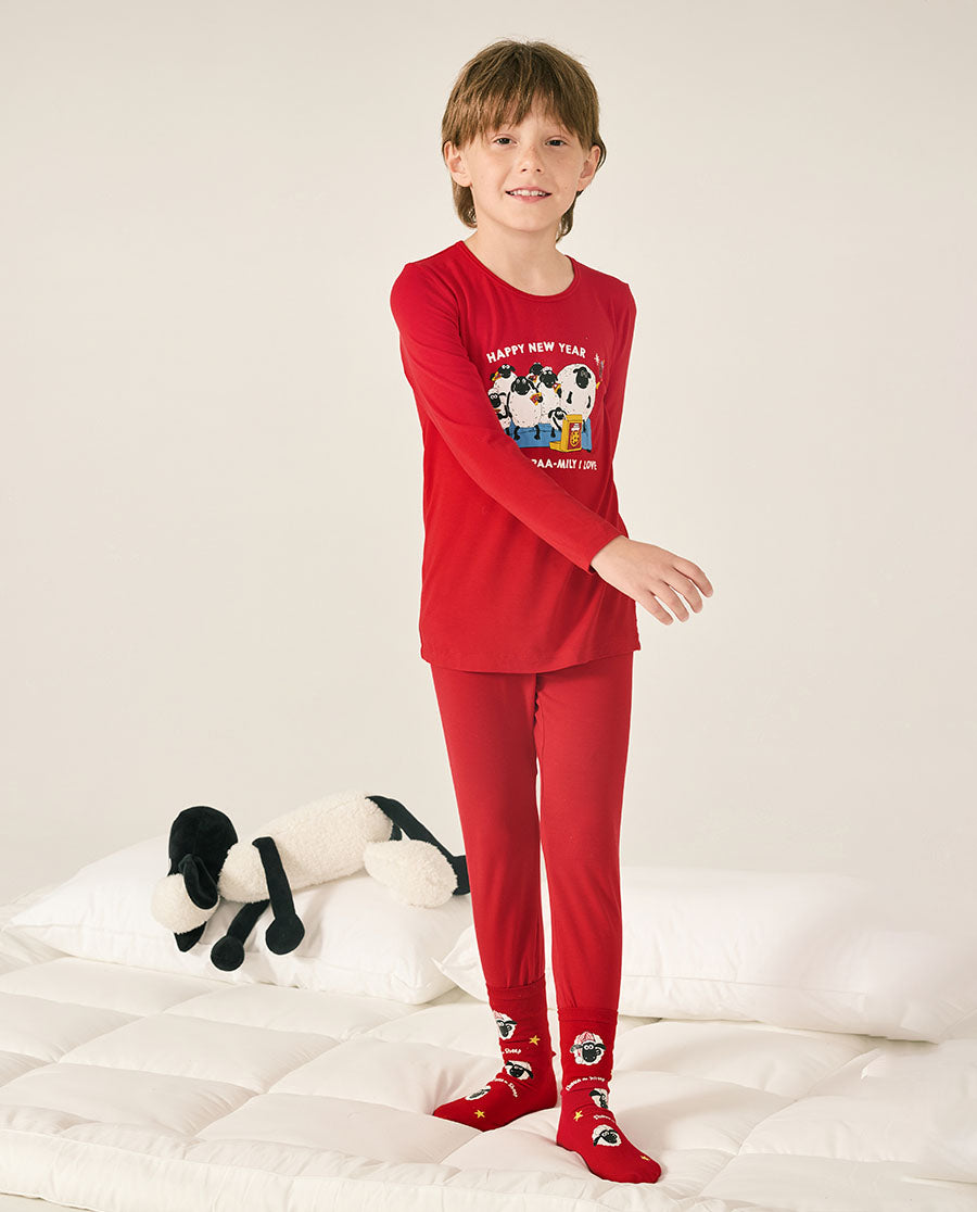 AIMER KIDS Shaun the Sheep Family Stage Thermal Set
