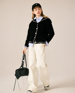 AIMER KIDS Fleece Navy Uniform Homewear