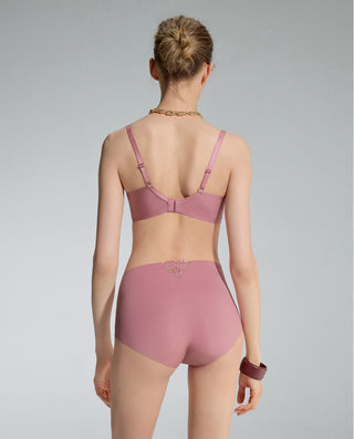 AIMER Sheer Mid-Rise Boyshorts