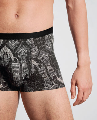 AIMER MEN USPACE Exposed Waistband Boxer Brief