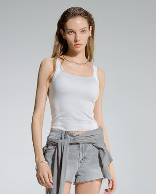 AIMER Square Neck Bra Tank