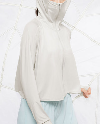 HUXI UPF5+ Sun Protection Hooded Top