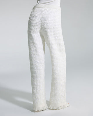 AIMER Crew Neck Cardigan Long Sleeve Pants Set