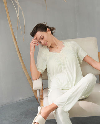 Aimer Built-in Padded Pajamas Set