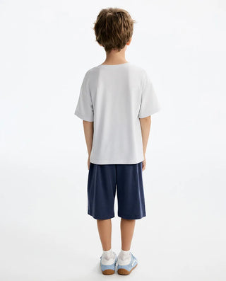Aimer Kids Boys Short-sleeve Homewear Tops