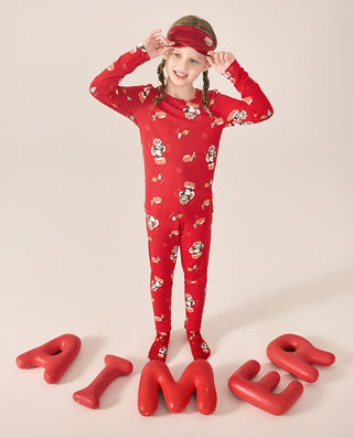 AIMER KIDS Panda Thermal Underwear Set 2-Packs