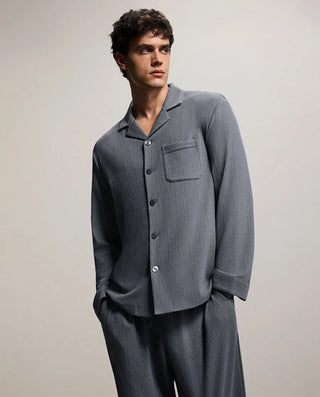 Aimer Men Plaid Homewear Set