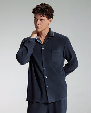 AIMER MEN Tencel Fleece Pajama Set