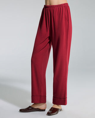 AIMER Collared Cardigan Long Sleeve Pants Set