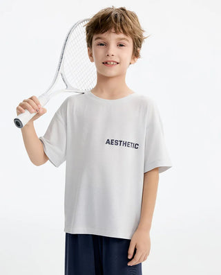 Aimer Kids Boys Short-sleeve Homewear Tops