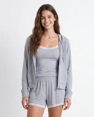 AIMER Ice Touch TrueMilk Knit Hoodie