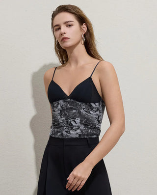 Aimer Thin Strap Bra In Vest