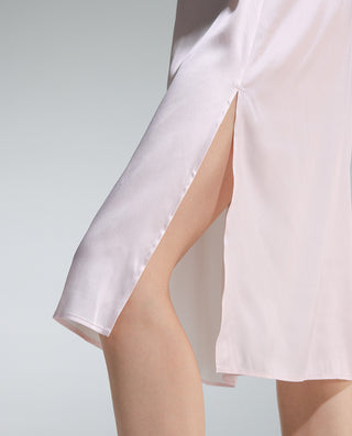 AIMER Silk Spaghetti Strap Slip Dress