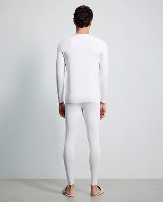 AIMER MEN Seamless V-Neck Long Sleeve Inner Top