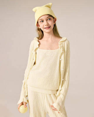 AIMER KIDS Fleece Cardigan Homewear
