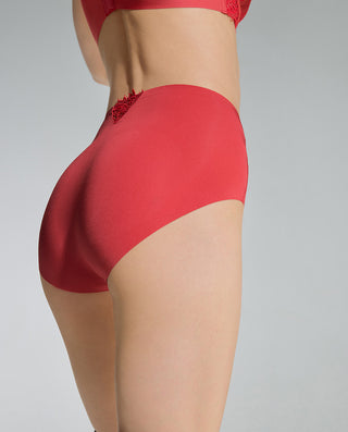 AIMER Sheer Mid-Rise Boyshorts
