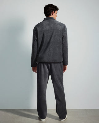 AIMER MEN Double-Sided Fleece Pajama Set