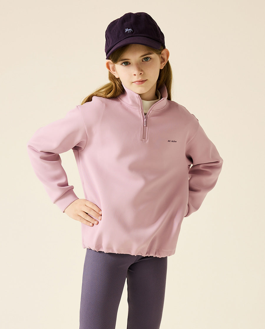 AIMER KIDS Warm Zipper Long-Sleeved Shirt for Girls