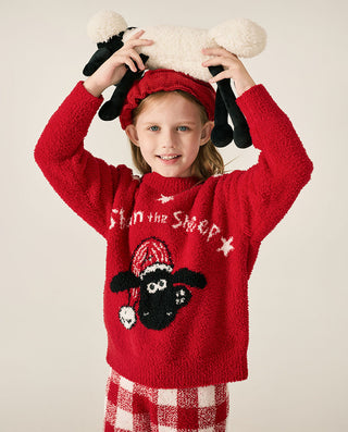 AIMER KIDS Shaun the Sheep Long-sleeved Loungewear Set