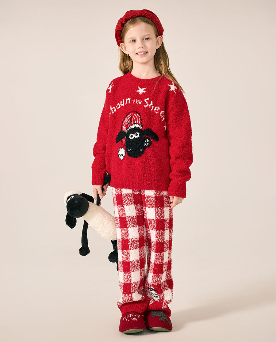AIMER KIDS Shaun the Sheep Long-sleeved Loungewear Set