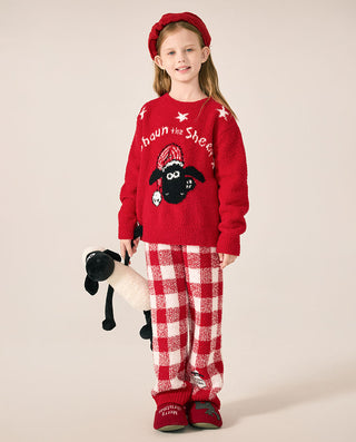 AIMER KIDS Shaun the Sheep Long-sleeved Loungewear Set